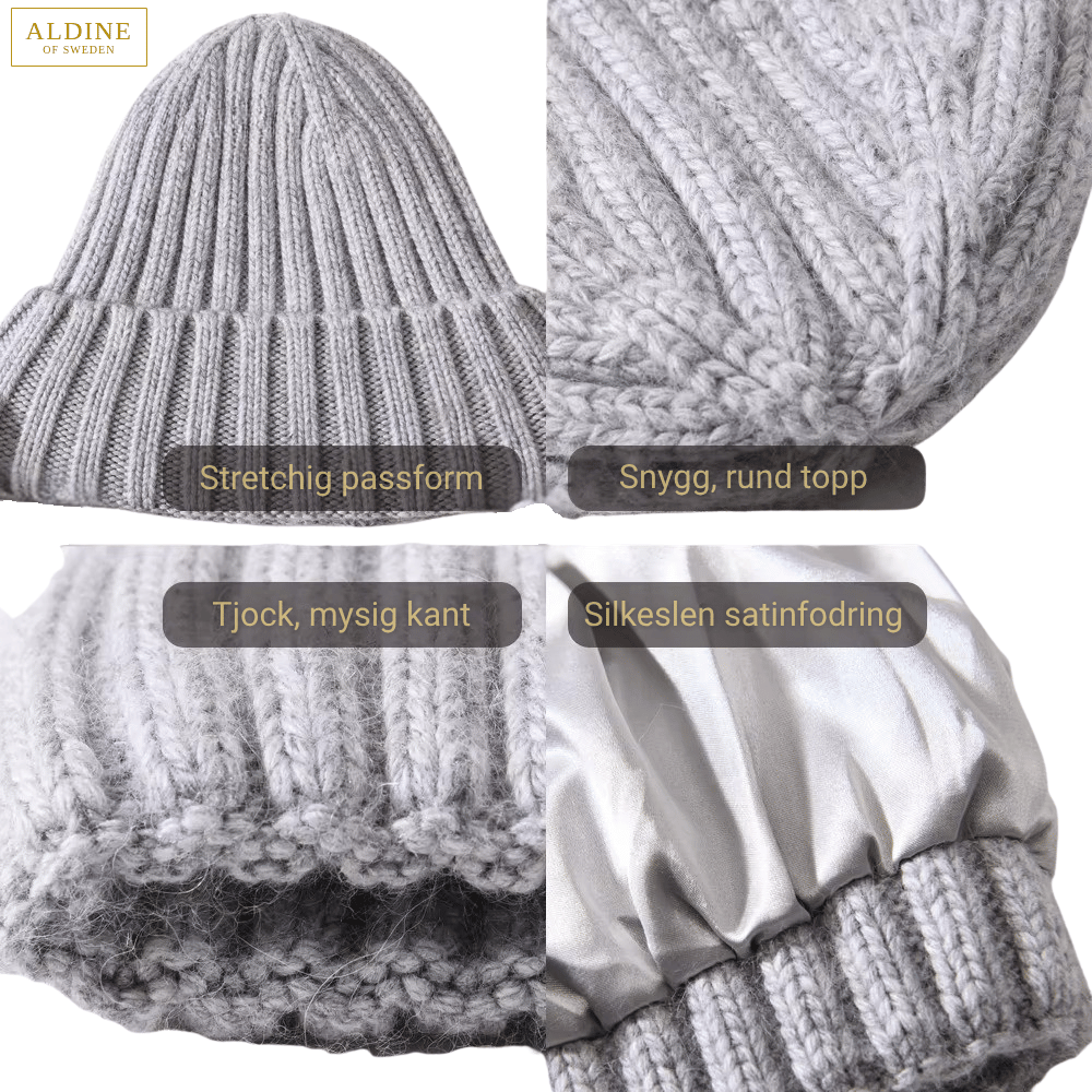 ALVA – Stilren mössa med silkeslen insida