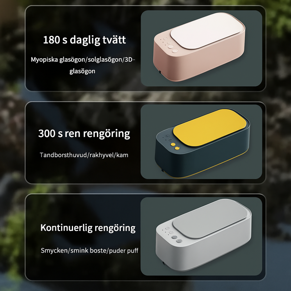 KLARA – Portabel rengörare för skinande resultat