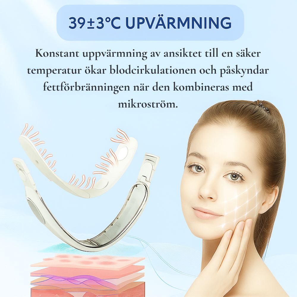 KYRA – Ansiktsapparat med LED-ljus och EMS-lyft