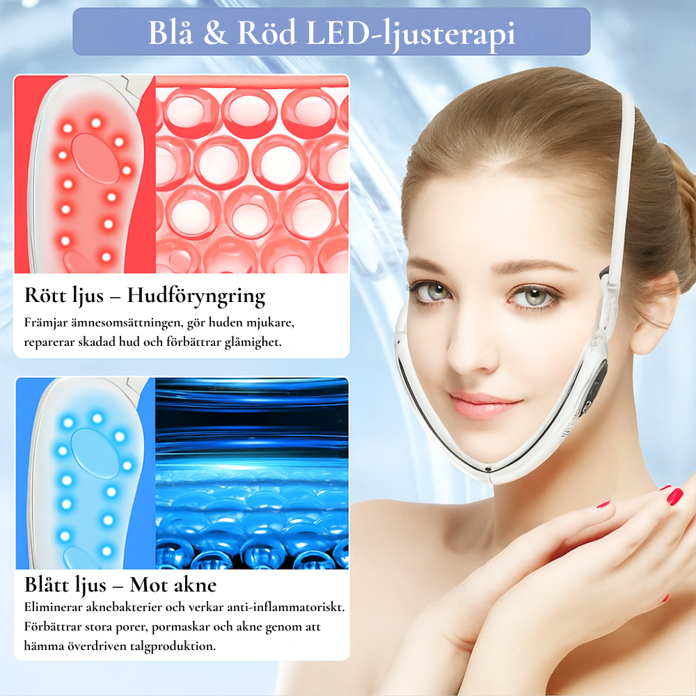 KYRA – Ansiktsapparat med LED-ljus och EMS-lyft