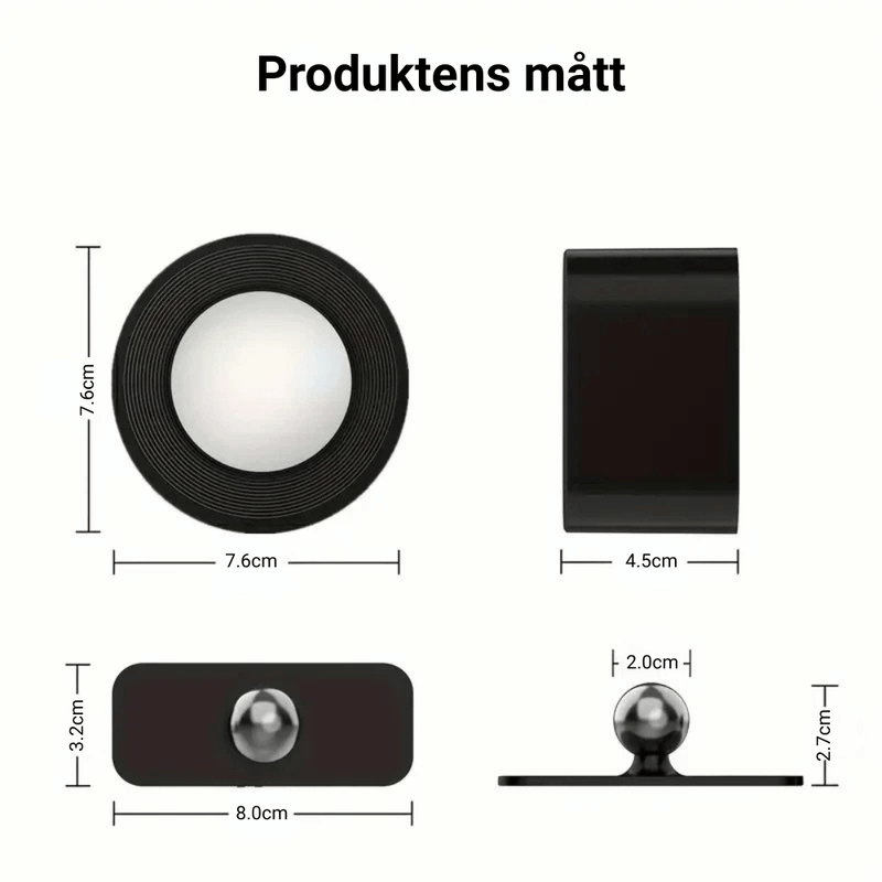 RUNA – Trådlös vägglampa